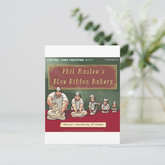 Maslows Bakers Heirchachy Postkarte (Stehend Vorderseite)