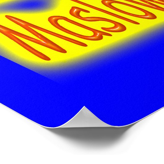 Maslows Hierarchie der Bedürfnisse Poster (Ecke)