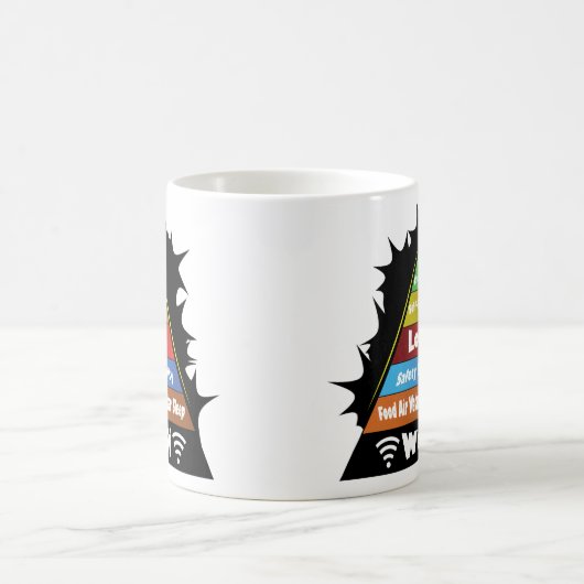 Maslows Hierarchie des Bedarfs Kaffeetasse (Mittel)