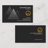 Maslows Theorie-Dreieck CEO-Vorsitzender Visitenkarte (Vorne/Hinten)