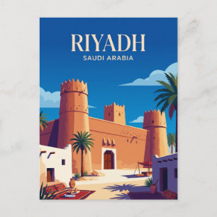 Masmak-Festung Saudi-Arabien Postkarte