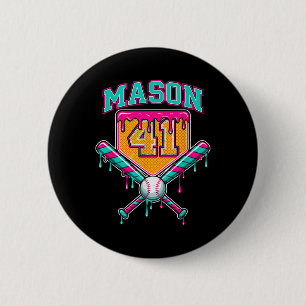 Mason 41 Meme Eiscreme-Tropf Bysebyll Geburtstags- Button