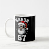 Mason 67 Cool Santa Christmas Six Seven Meme  Kaffeetasse (Links)