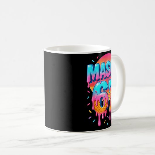 Mason 67 Costume Ice Cream Baseball Drip 6 7 Meme Kaffeetasse (VorderseiteRechts)