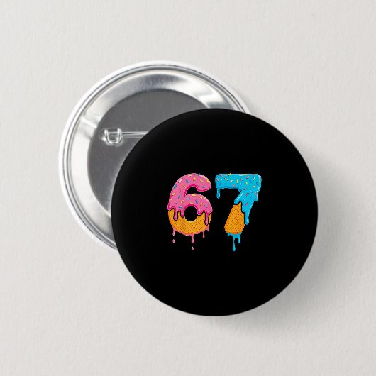 Mason 67 Eis-Drip-Meme Six Seven Button (Vorne & Hinten)