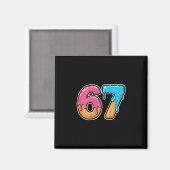 Mason 67 Eis Drip Meme Six Seven Lustig (auf C Magnet (Vorderseite/Rückseite)