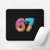 Mason 67 Eis Drip Meme Six Seven Lustig (auf C Mousepad (Mit Mouse)