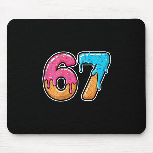 Mason 67 Eis Drip Meme Six Seven Lustig (auf C Mousepad (Vorne)