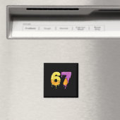 Mason 67 Eis-Drip-Meme Six Seven Lustig Magnet (In Situ (Geschirrspüler))
