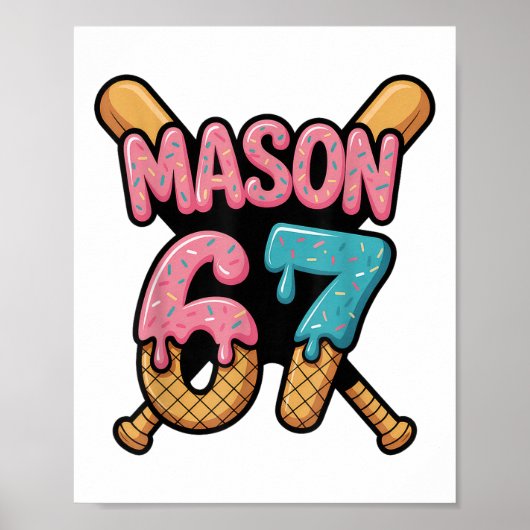 Mason 67 Eis Drip Verkauf Poster (Vorne)