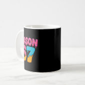 Mason 67 Eis Meme lustig sechs sieben Mason Eis Kaffeetasse (Vorderseite Links)