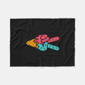 Mason 67 Eiscreme Halloween Lustig Six Seven Meme  Fleecedecke (Vorderseite (Horizontal))