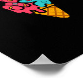 Mason 67 Eiscreme Halloween Lustig Six Seven Meme  Poster (Ecke)