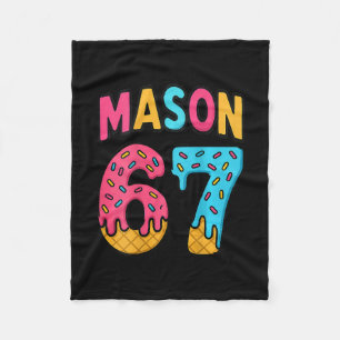 Mason 67 Eiscreme Meme Lustig Sechs Sieben (auf Ck Fleecedecke