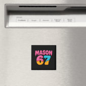 Mason 67 Eiscreme Meme Lustig Six Seven Mason Eis Magnet (In Situ (Geschirrspüler))