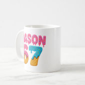 Mason 67 Eiscreme Meme Lustig Six Seven mason eisc Kaffeetasse (Vorderseite Links)