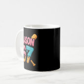 Mason 67 Eiscreme-Tropf-Baseball Kaffeetasse (Vorderseite Links)