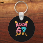 Mason 67 Eiscreme-Tropf-Baseball Schlüsselanhänger (Vorderseite)