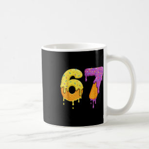 Mason 67 Eiscreme-Tropf-Meme Six Seven Lustig Kaffeetasse