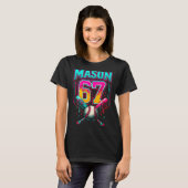 Mason 67 Funny Ice Cream Drip Baseball Ice Cream D T-Shirt (Vorne ganz)