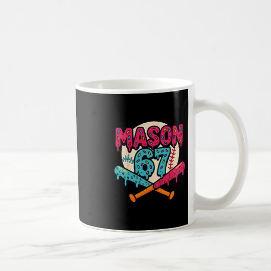 Mason 67 Funny Ice Cream Drip Sell Meme Graphics 1 Kaffeetasse (Rechts)