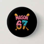 Mason 67 Ice Cream Drip Baseball  Button (Vorderseite)