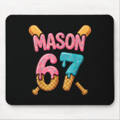 Mason 67 Ice Cream Drip Baseball  Mousepad (Vorne)