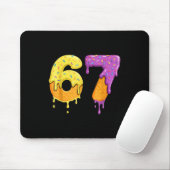 Mason 67 Ice Cream Drip Meme Sechs Sieben Lustig  Mousepad (Mit Mouse)