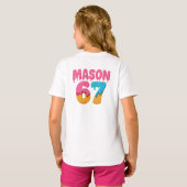 Mason 67 Ice Cream Meme Funny Six Sieben Mason Eis T-Shirt (Schwarz voll)