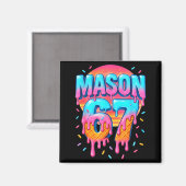 Mason 67 Kostüm Eiscreme Baseball Drip 6 7 Meme Magnet (Vorderseite/Rückseite)