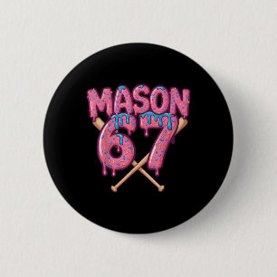 Mason 67 Lustiges Eis-Drip Bysebyll Meme  Button