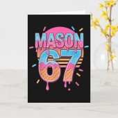 Mason 67 Meme Eis Bysebyll Drip Karte (Gelbe Blume)