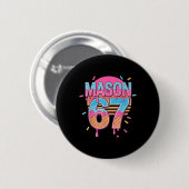 Mason 67 Meme Eiscreme Bysebyll Tropf Button (Vorne & Hinten)