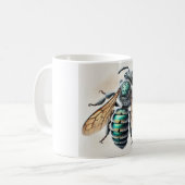 Mason Bee 161024IREF237 - Watercolor Kaffeetasse (Vorderseite Links)