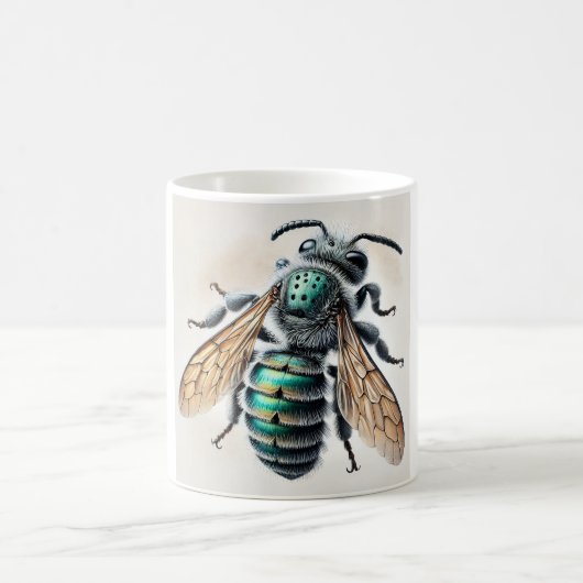 Mason Bee 161024IREF237 - Watercolor Kaffeetasse (Mittel)