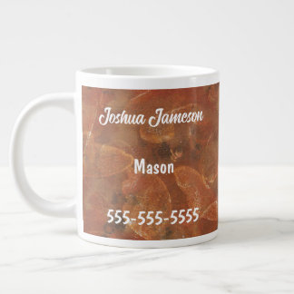 Mason, Benutzerdefinierte Stein-Druck Geschäftstas Jumbo-Tasse