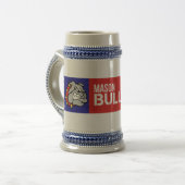 Mason Bulldogs #2 Bierglas (Vorderseite Links)