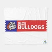 Mason Bulldogs #2 Fleecedecke (Vorderseite (Horizontal))