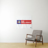 Mason Bulldogs #2 Wandteppich (Beispiel (Horizontal))