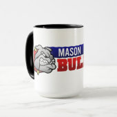 Mason Bulldogs #3 Tasse (Vorderseite Links)