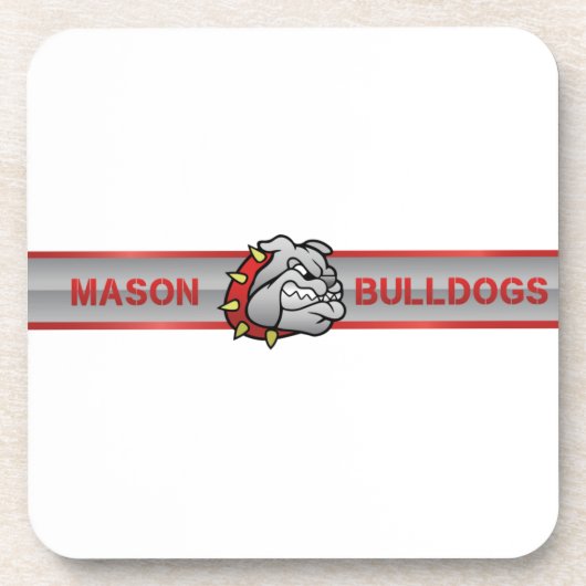 Mason Bulldogs #4 Getränkeuntersetzer (Vorderseite)