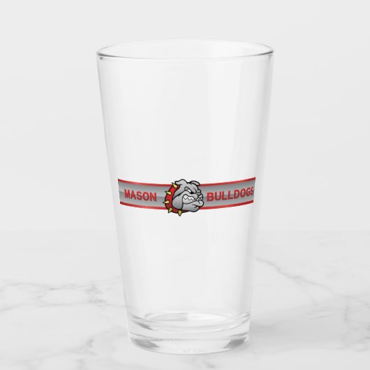Mason Bulldogs #4 Glas (Vorderseite)