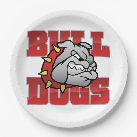 Mason Bulldogs #5 Pappteller (Vorderseite)