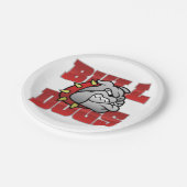 Mason Bulldogs #5 Pappteller (Schrägansicht)