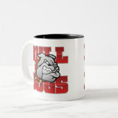 Mason Bulldogs #5 Zweifarbige Tasse (Vorderseite Links)