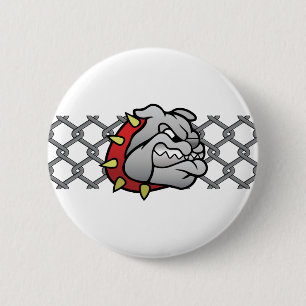 Mason Bulldogs #6 Button