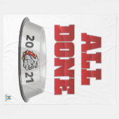 Mason Bulldogs #7 Fleecedecke (Vorderseite (Horizontal))