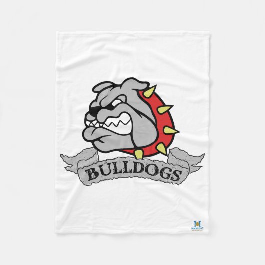 Mason Bulldogs Fleecedecke (Vorderseite)