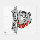 Mason Bulldogs Fleecedecke (Vorderseite (Horizontal))