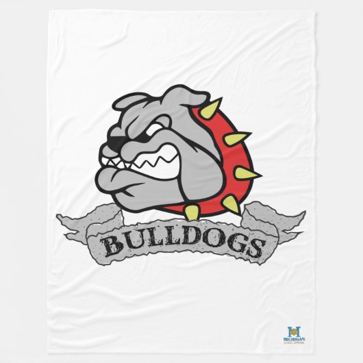 Mason Bulldogs Fleecedecke (Vorderseite)